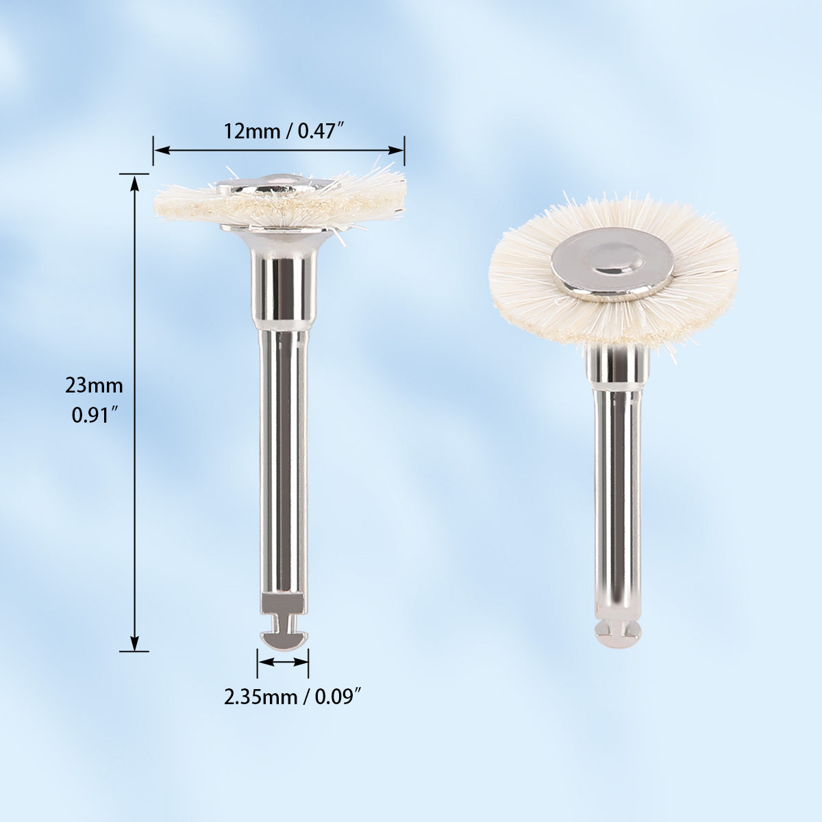 Dental Composite Polishing Wheel CA 2.35mm Medium Fine 4pcs/Box