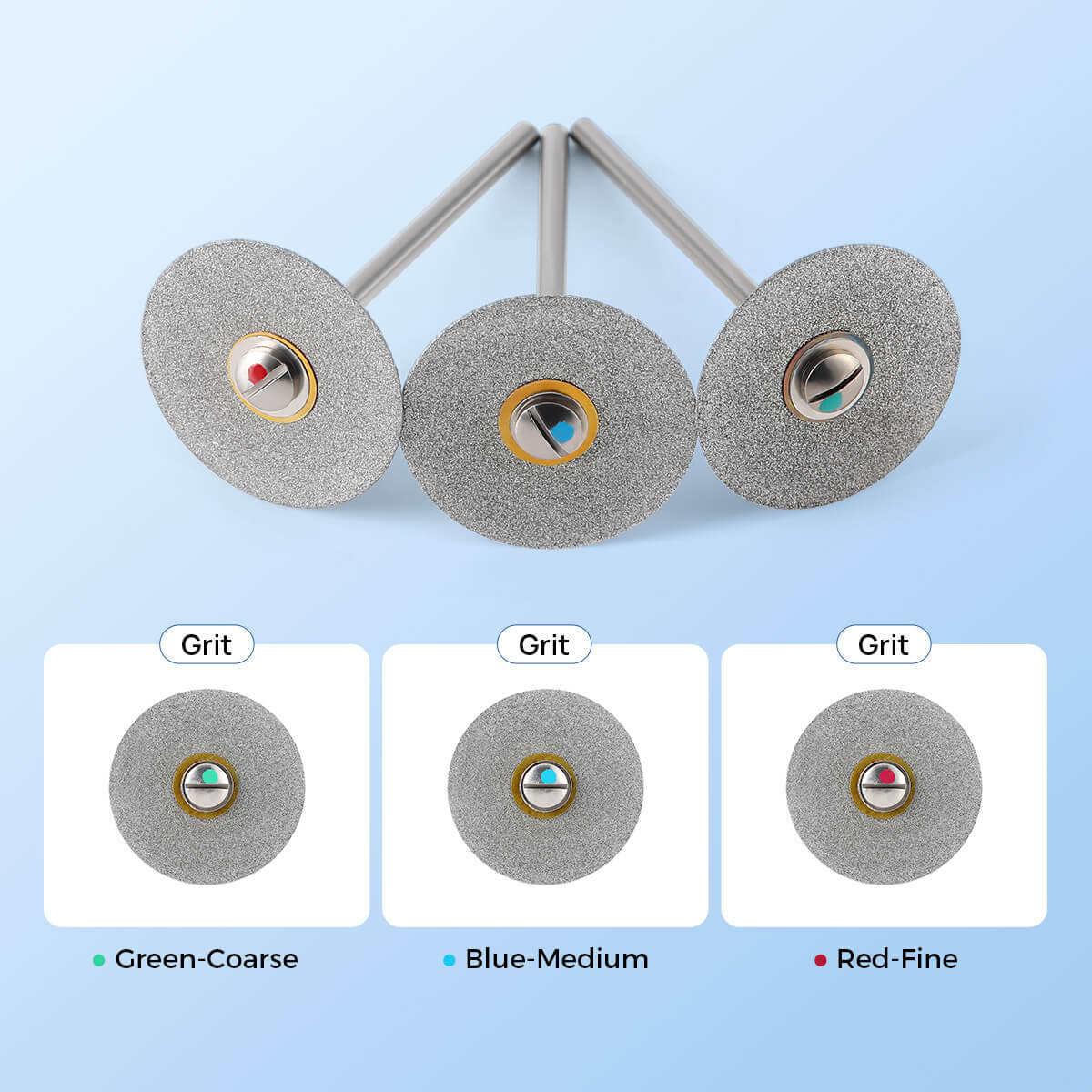 Dental Lab Sintered Zirconia Diamond Disc HP2.35mm 1pc/Box - pairaydental.com