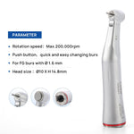 COXO CX235C7 1:5 Electric Fiber Optic Contra Angle Handpiece Standard Head Inner Channel #C7-5 - pairaydental.com