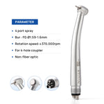 COXO CX207-B X TITAN High Speed Air Turbine Handpiece 4 Holes Super Torque 4 Port Spray H33-SP4 - pairaydental.com