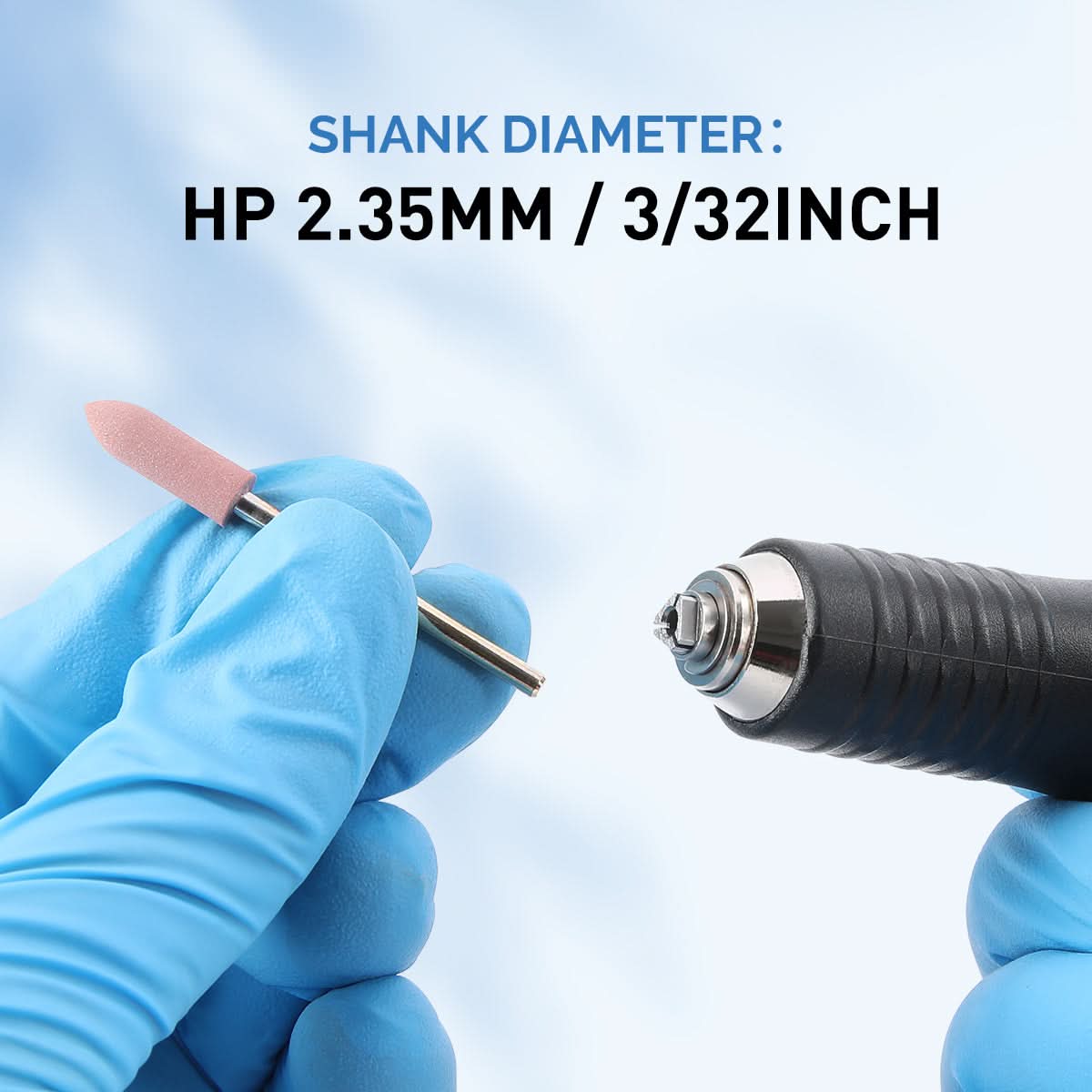 Dental Zirconia Grinding and Polishing Kit HP 2.35mm Ceramic/ Rubber Diamond 3pcs/Kit - pairaydental.com