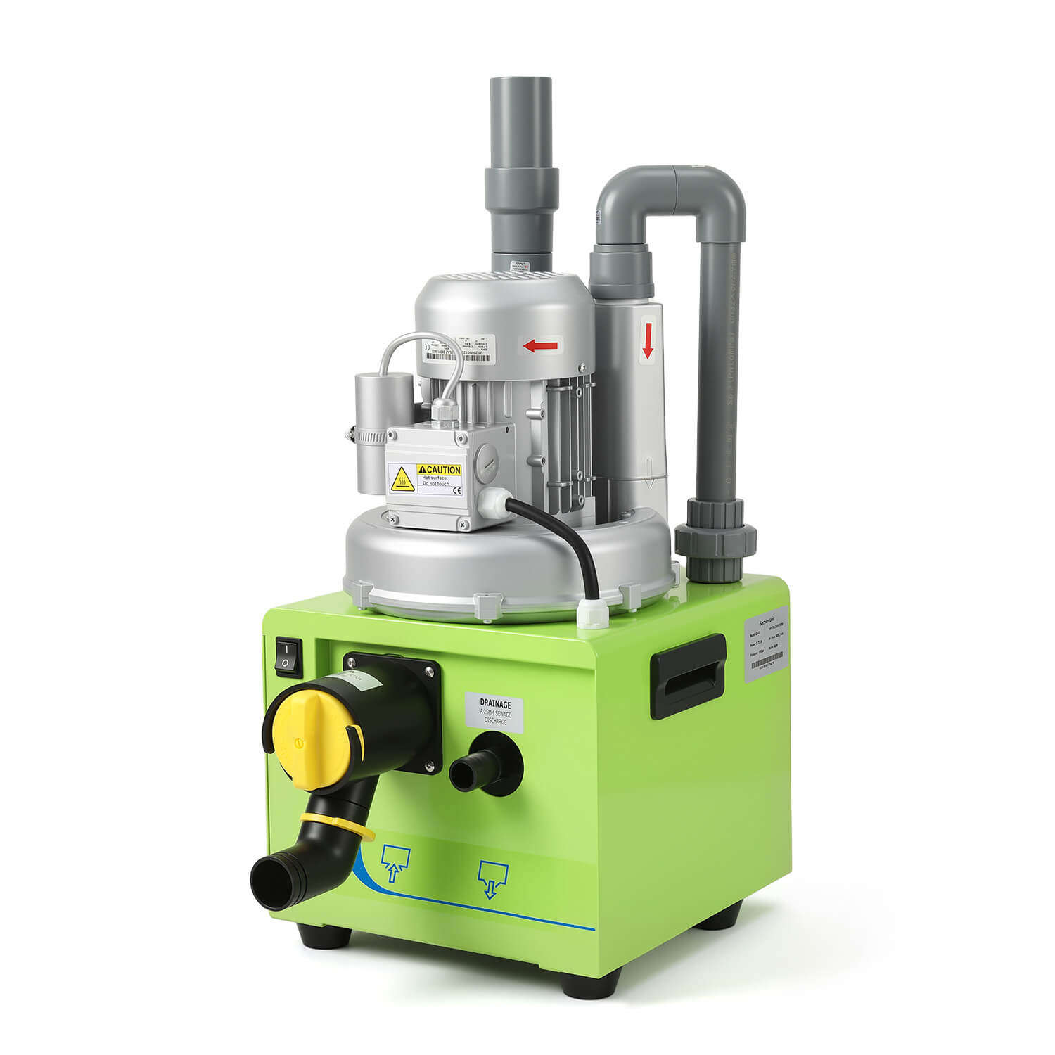 Dental Portable Suction Unit 300L/min 750W for 1-2 Dental Chair - pairaydental.com