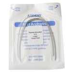 Archwire NiTi Thermal Active Ovoid Round 0.012-0.020 Upper/Lower 10pcs/Pack - pairaydental.com