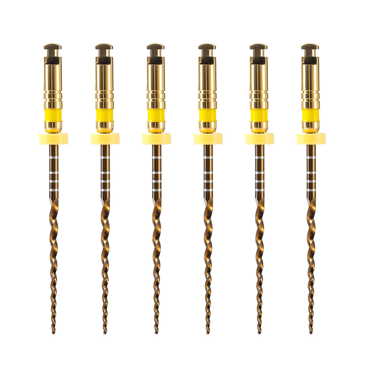 Dental Heat‑Activated Large Taper NiTi Rotary Endodontic Files 25mm F3/F4/F5 6pcs/Pack - pairaydental.com