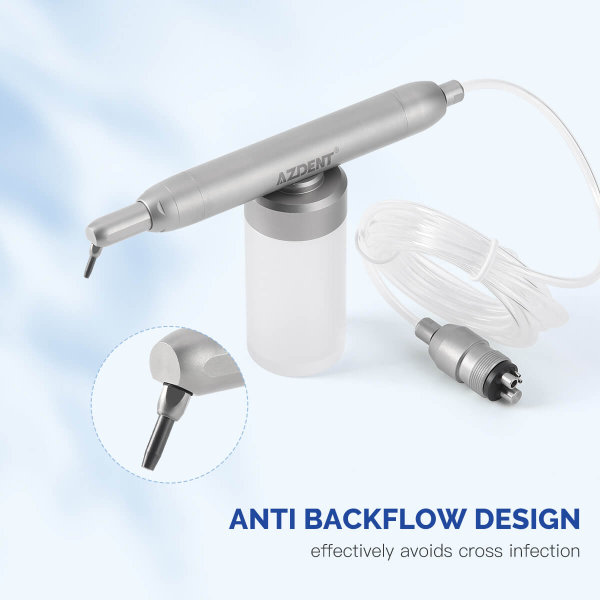 Dental Aluminum Oxide Microblaster Blaster Dry Alumina Sandblasting System 4 Hole - pairaydental.com