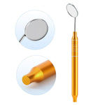 Dental Cleaning Tool Set Stainless Steel Dental Tools Kit Teeth Scraper Mouth Mirror Tweezer Probe 4pcs/Set - pairaydental.com