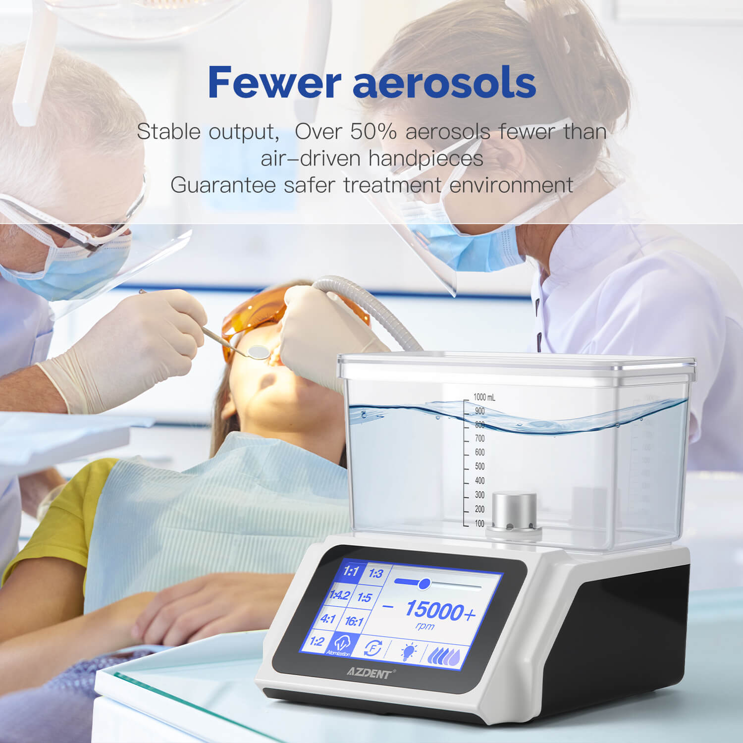 Dental LED Electric Brushless Surgery Micro Motor System & 1:1/1:5/1:4.2 Handpiece - pairaydental.com