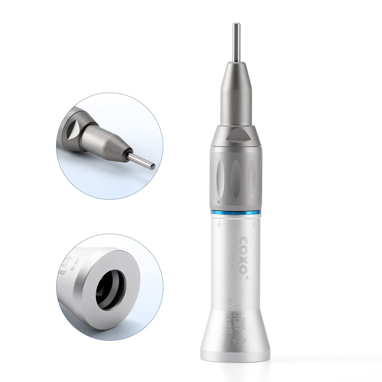 COXO 1:1 Dental Low Speed Handpiece External Straight Handpiece #S-2F  - pairaydental.com