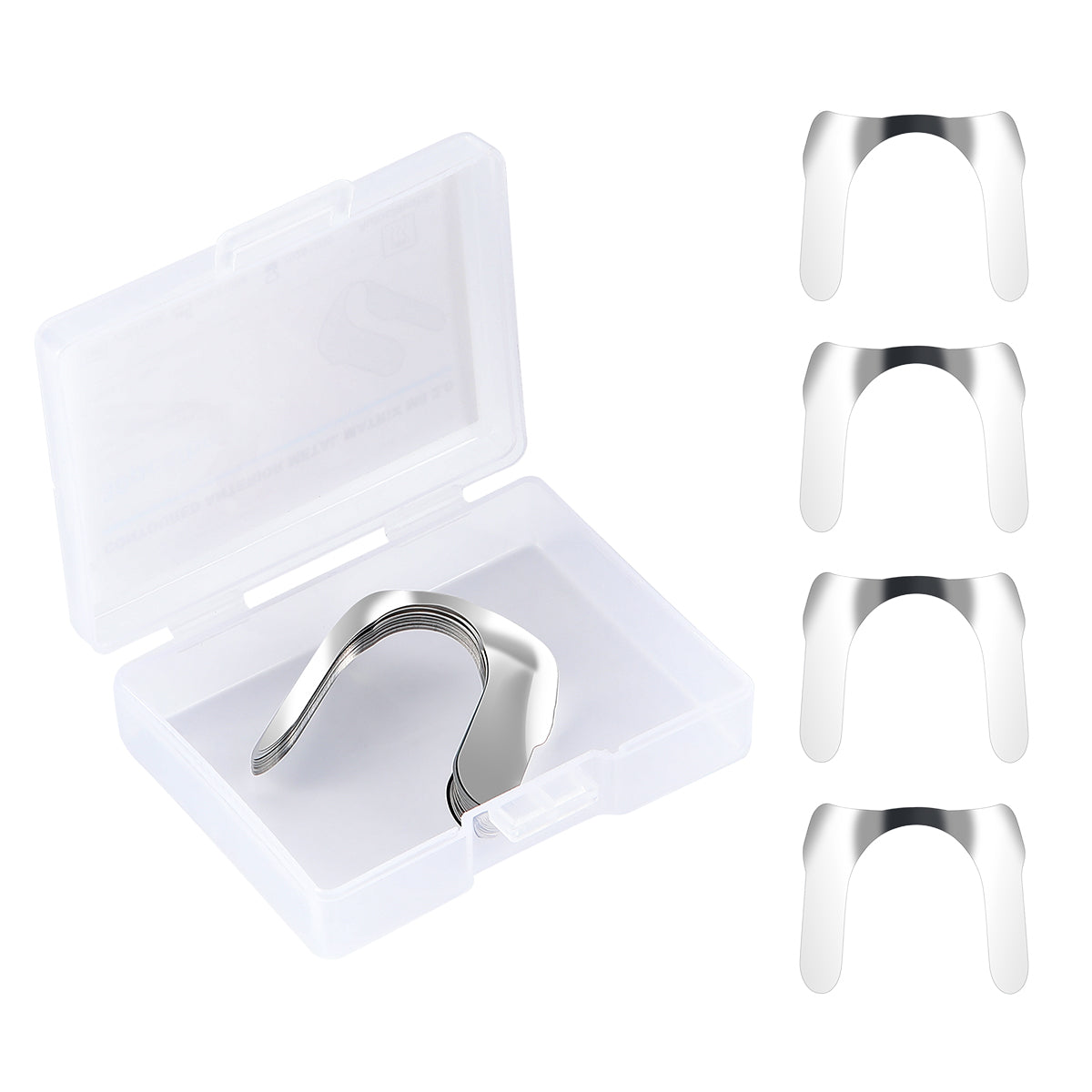 Dental Metal Matrix Bands Sectional Matrix Contoured Anterior 0.03mm 30pcs/Box - pairaydental.com 