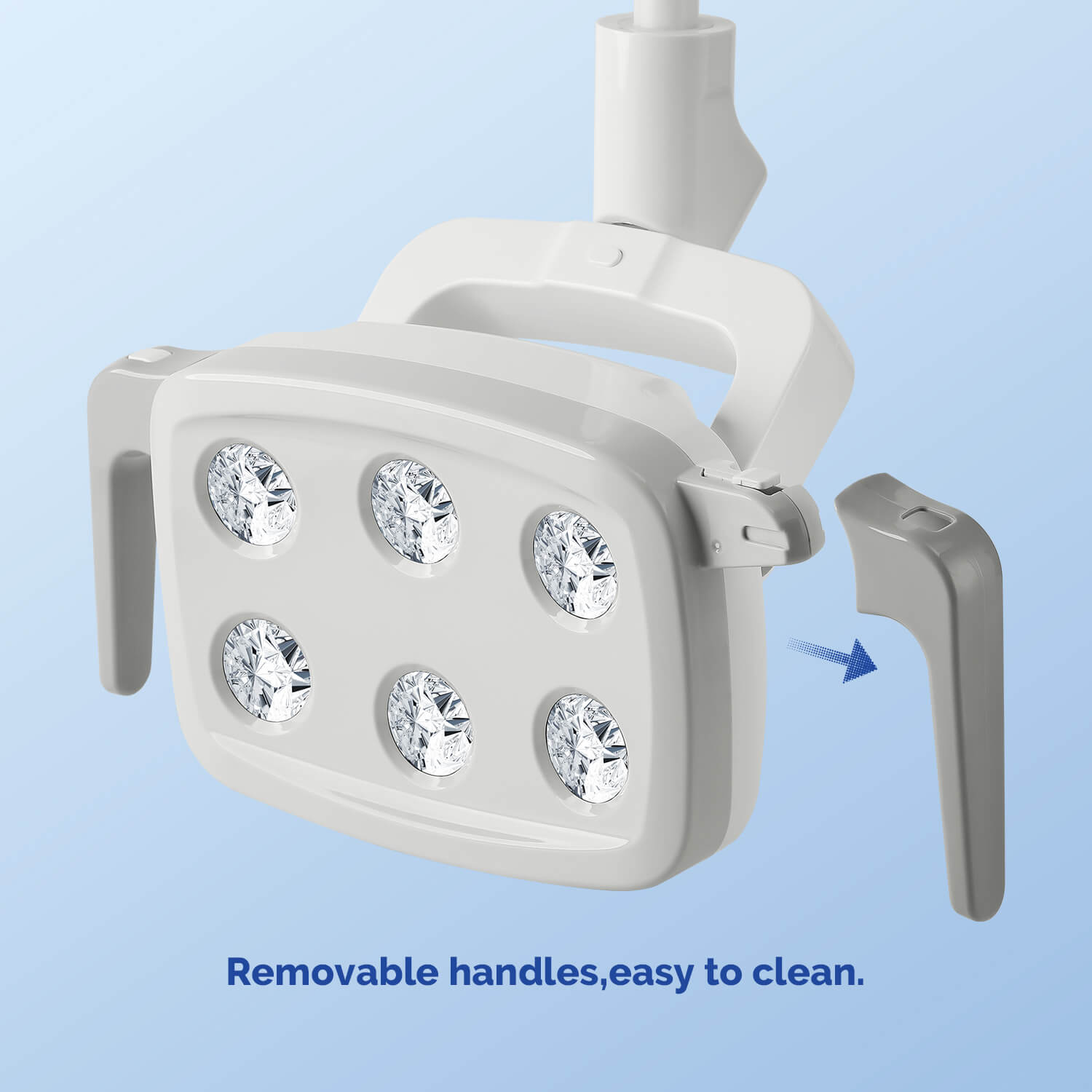 Dental Unit Chair LED Oral Light 9W 6 White Lights - pairaydental.com