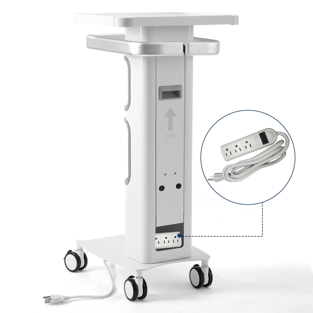 Dental Trolley Cart Compact Model Single Cart