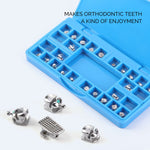 Orthodontic Spherical Self-Ligating Brackets Monoblock Roth/MBT 0.022 345 Hooks With 6 Buccal Tube 24pcs/Kit - pairaydental.com