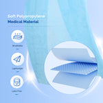 Disposable Isolation Gowns with Knitt Cuffs for Medical Dental Hospital Blue 10pcs/Pack - pairaydental.com