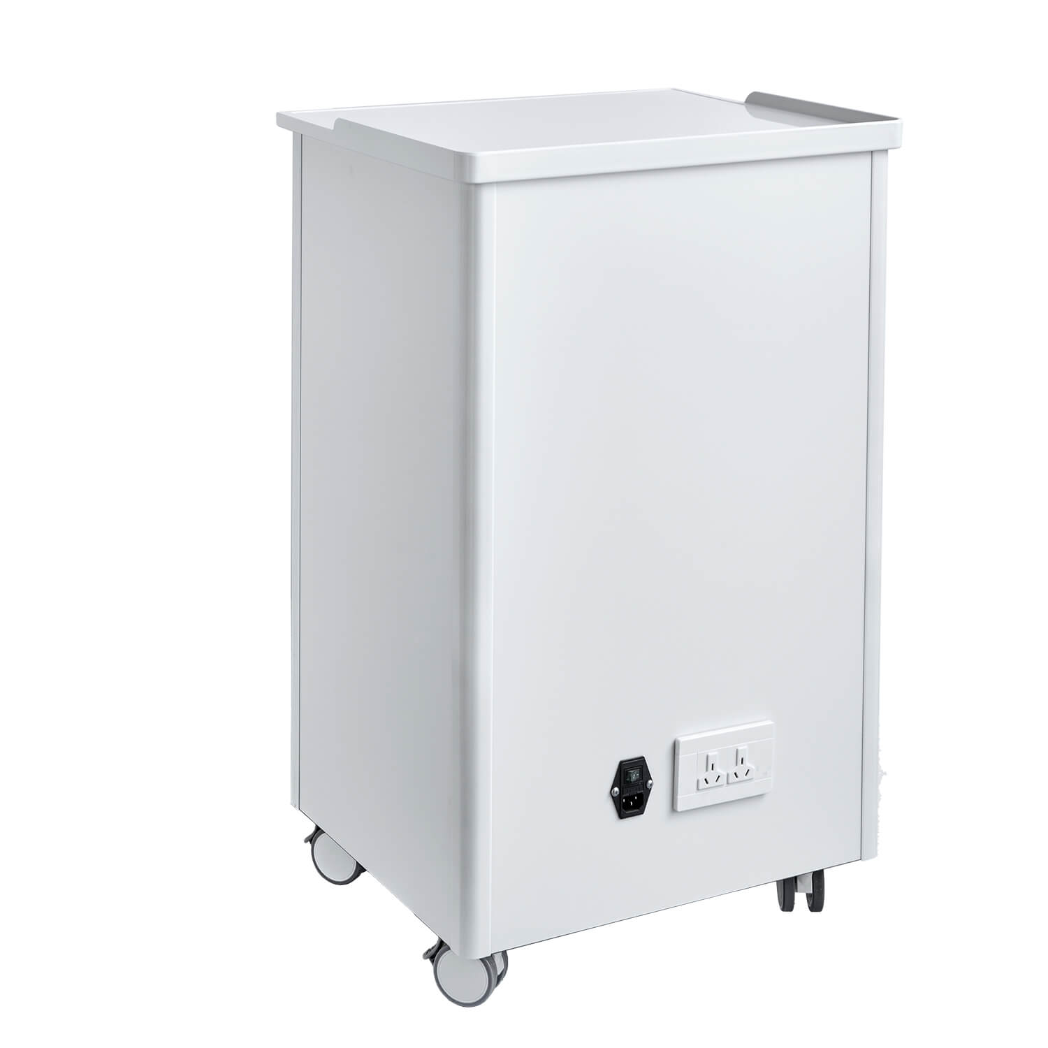 Dental Mobile Cabinet Cart with Hidden Side Auxiliary Drawer Power Socket 4 Drawers - pairaydental.com