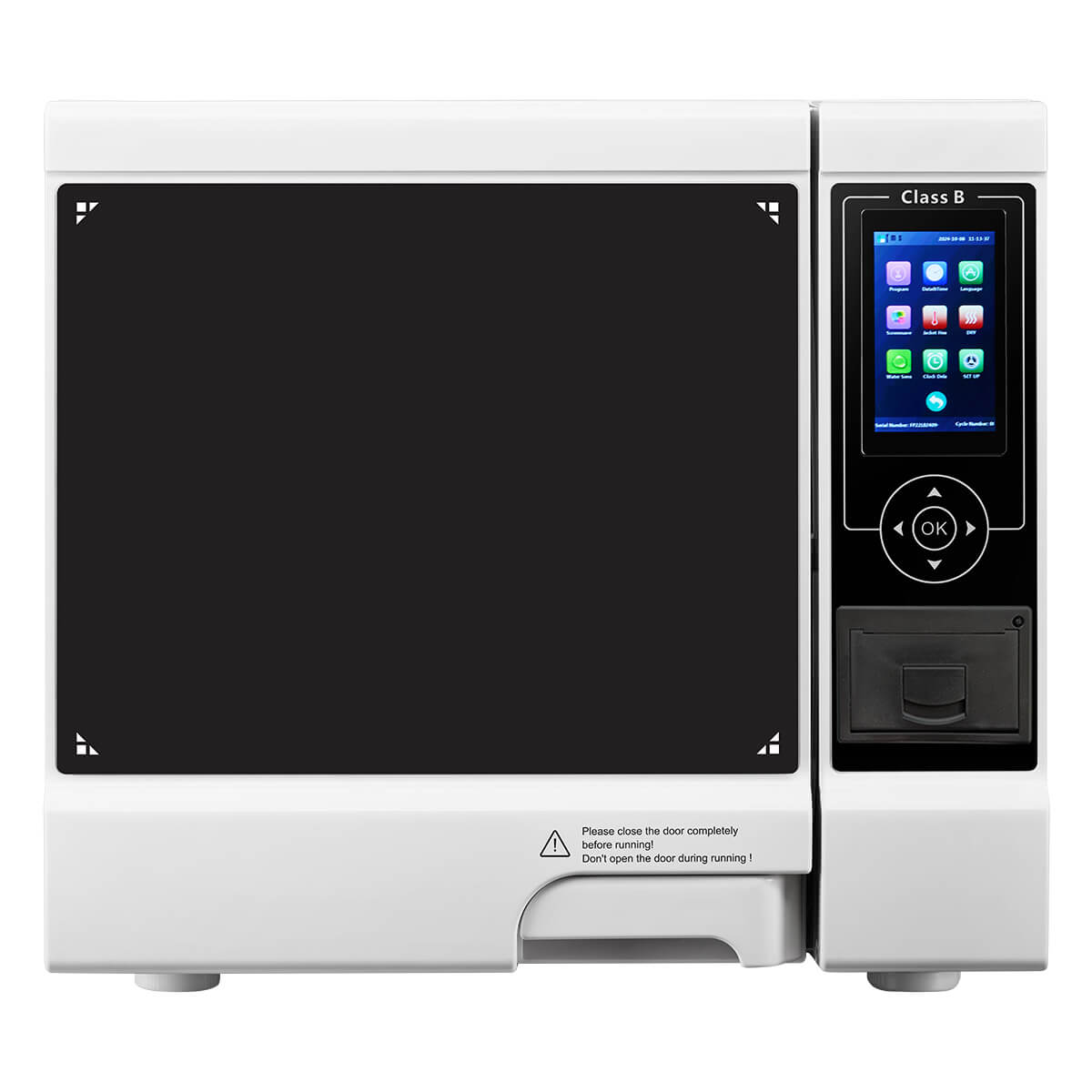 17L Dental Autoclave Steam Sterilizer Class B Table Top LCD Built-in Printer Dry Function - pairaydental.com