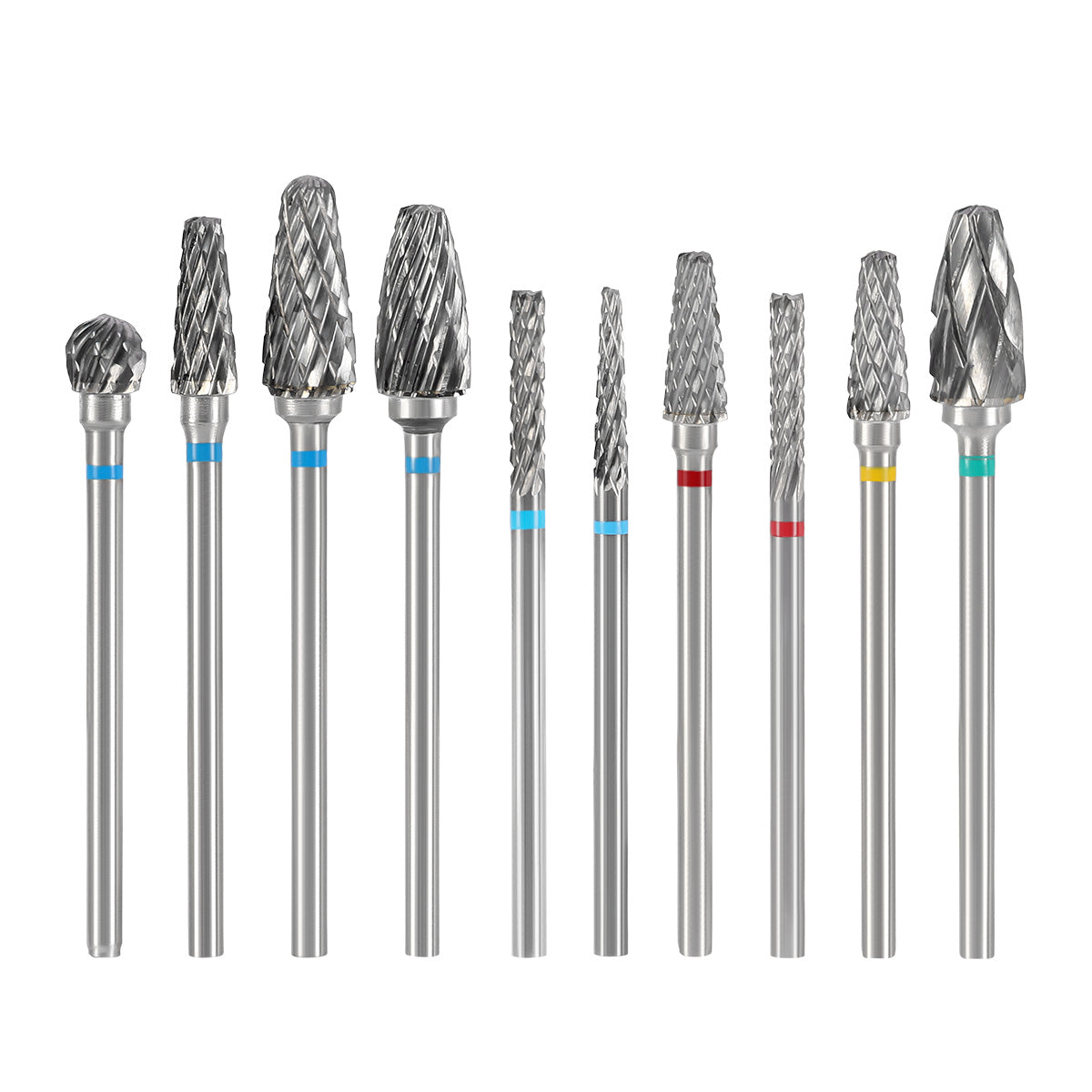 Dental Lab Polishing Bur Carbide Drills Kit HP 2.35mm Type A 10pcs/Box - pairaydental.com