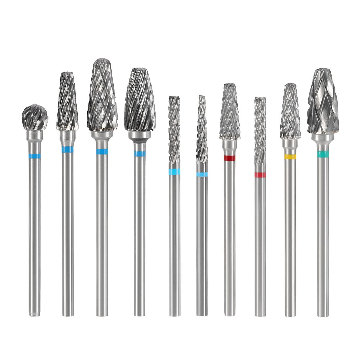 thumbnail image 2 of 10-Piece Dental Diamond Point Polisher Kit – HP Shank Rotary Bur For Lab Use (2.35mm) 2 of 6