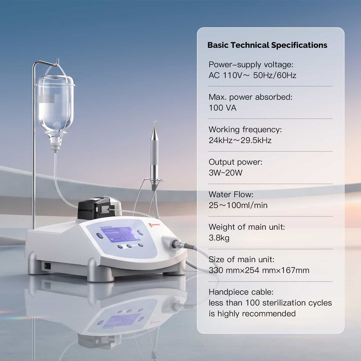 Woodpecker Ultrasonic Piezo Bone Cutter Surgery Ultrasurgery - pairaydental.com