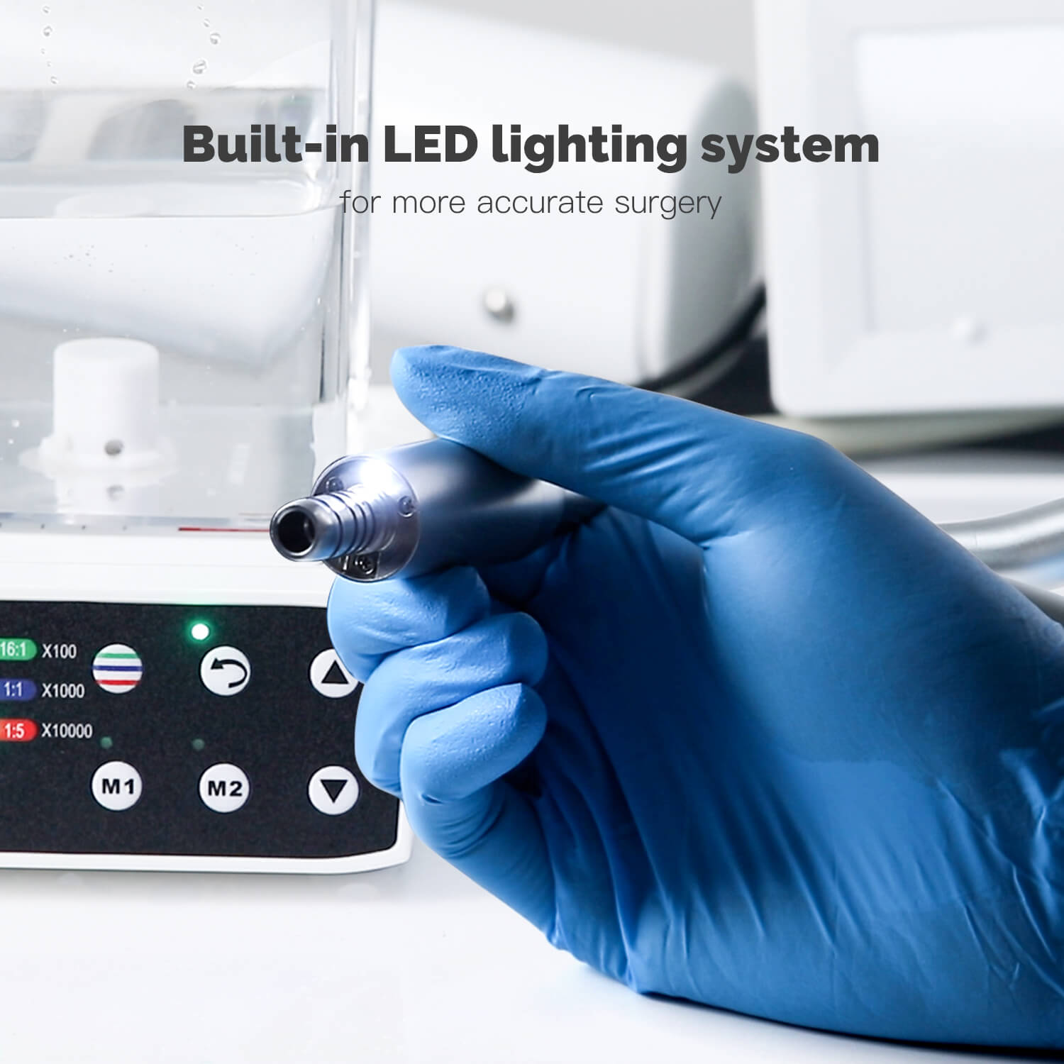 Dental LED Brushless Electric Motor System with Water Tank - pairaydental.com