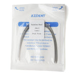 Orthodontic Archwire Stainless Steel Rectangular Oval 0.016-0.019 x 0.016-0.025 Upper/Lower 10pcs/Pack - pairaydental.com