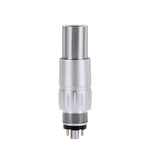 LED Fiber Optic High Speed Handpiece Standard Head Three Water Spray Push Button & 6 Holes Quick Coupler