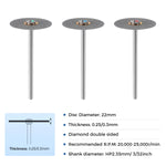 Dental Lab Sintered Zirconia Diamond Disc HP2.35mm 1pc/Box - pairaydental.com