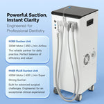 Mobile Dental Vacuum Suction Systems Unit GS-M400 Plus High Suction Pump - pairaydental.com