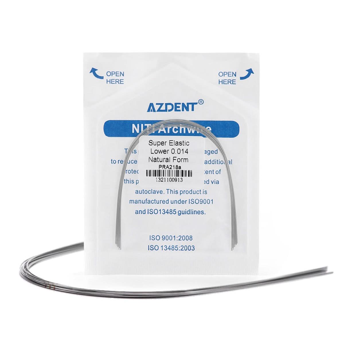 Archwire Niti Super Elastic Natural Round 0.012-0.020 Upper/Lower 10pcs/Pack - pairaydental.com