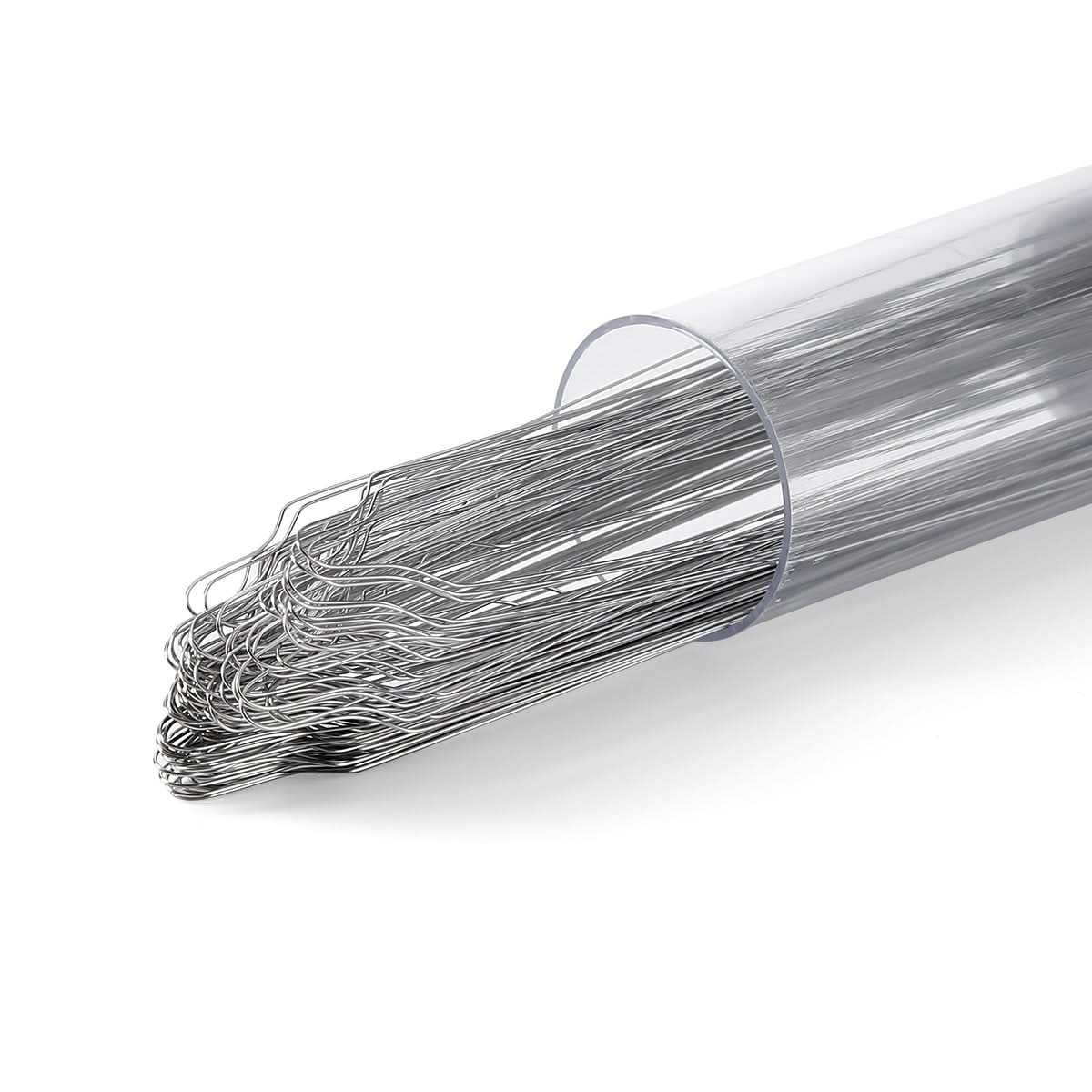 100pcs Orthodontic Preformed Ligature Wires Stainless Steel Long/Short 0.010-0.014 - pairaydental.com
