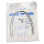 Archwire NiTi Thermal Active Ovoid Round 0.012-0.020 Upper/Lower 10pcs/Pack - pairaydental.com