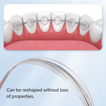 Dental Ortho Lingual Retainer Wire Flat Straight Twist Wires 10pcs/Pack - pairaydental.com