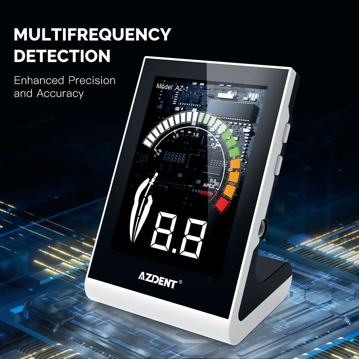 Dental Endo Apex Locator Multi-color Screen Touch Inductive Button - pairaydental.com