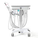 Dental Delivery Unit Mobile Cart 4 Hole Integrated Scaler & Curing Light Adjustable Height Electric Lifting - pairaydental.com