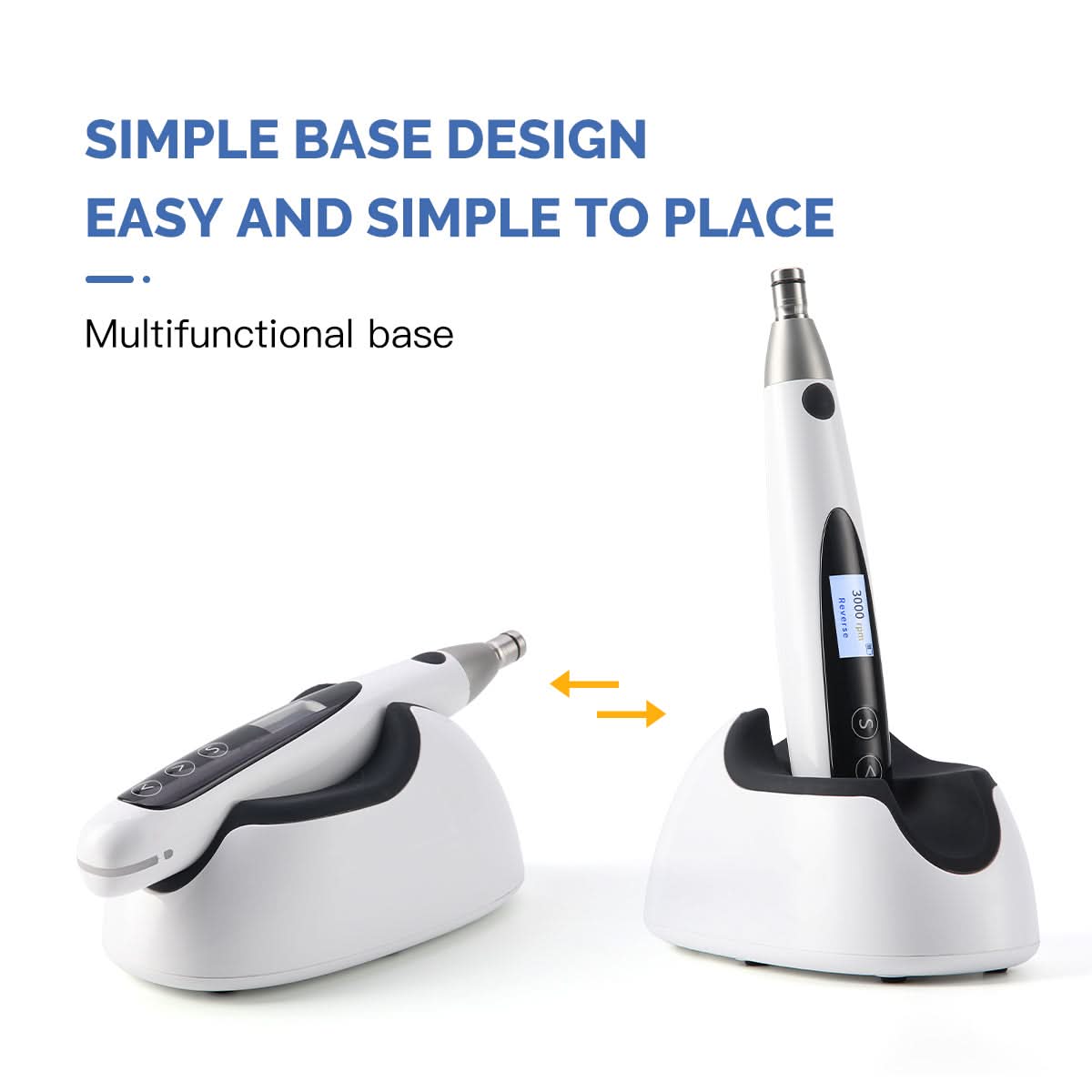 Cordless Hygiene Prophy Handpiece Brushless 10 Speed Settings 360° Rotating - pairaydental.com