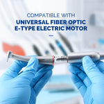Dental Mini 1:5 Fiber Optic Increase Contra Angle Handpiece Internal Water Quattro Spray - pairaydental.com