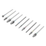 Dental Lab Polishing Bur Carbide Drills Kit HP 2.35mm Type A 10pcs/Box - pairaydental.com.