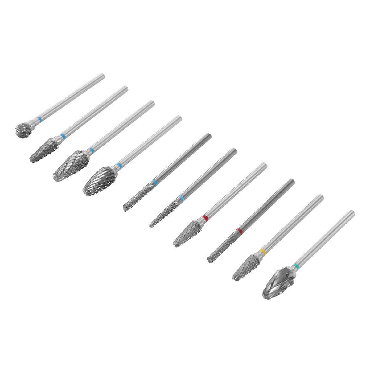 Dental Lab Polishing Bur Carbide Drills Kit HP 2.35mm Type A 10pcs/Box - pairaydental.com.