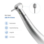 COXO CX207-2 LED High-speed Air Turbine Handpiece with Generator Mini Head 4 Holes Coupler #H05-MP4