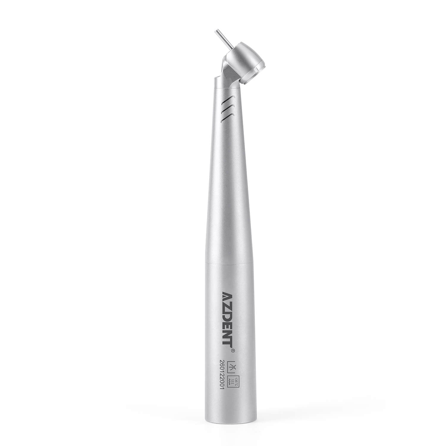 LED Fiber Optic 45° High Speed Handpiece Titanium Mini Head Four Water Spray Push Button & 4/6 Holes Quick Coupler- pairaydental.com