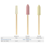 Dental Zirconia Grinding and Polishing Kit HP 2.35mm Ceramic/ Rubber Diamond 3pcs/Kit - pairaydental.com