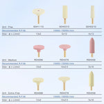 Dental Zirconia Grinding and Polishing Kit HP 2.35mm Ceramic/ Rubber Diamond 9pcs/Kit - pairaydental.com