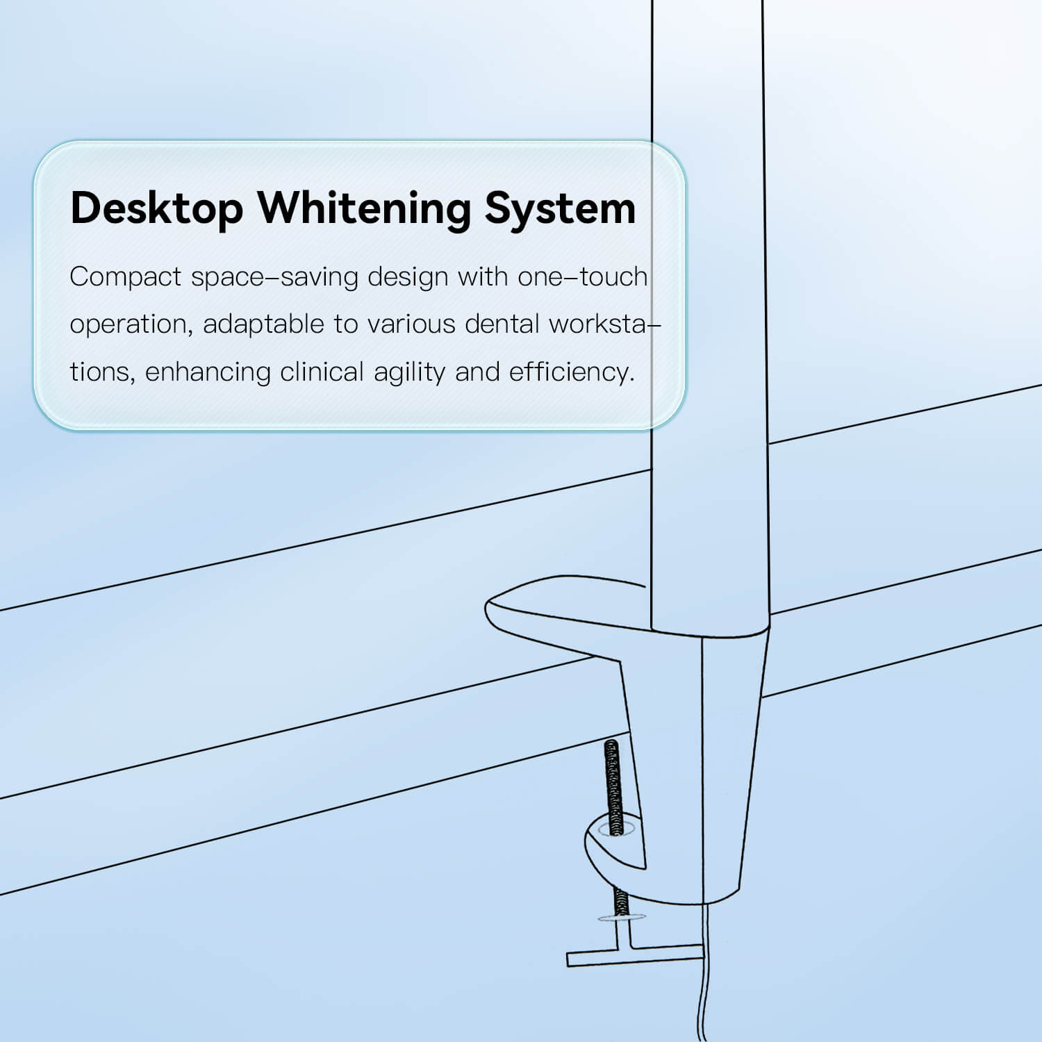 Dental Three-Color Teeth Cold Light Teeth Whitening Device - Tabletop Model - pairaydental.com