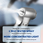 Dental Mini 1:5 Fiber Optic Increase Contra Angle Handpiece Internal Water Quattro Spray - pairaydental.com
