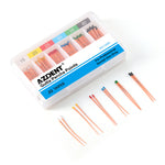 Gutta Percha Points With Scale 0.02 Taper Assorted #15-40 Color Coded 120/Box