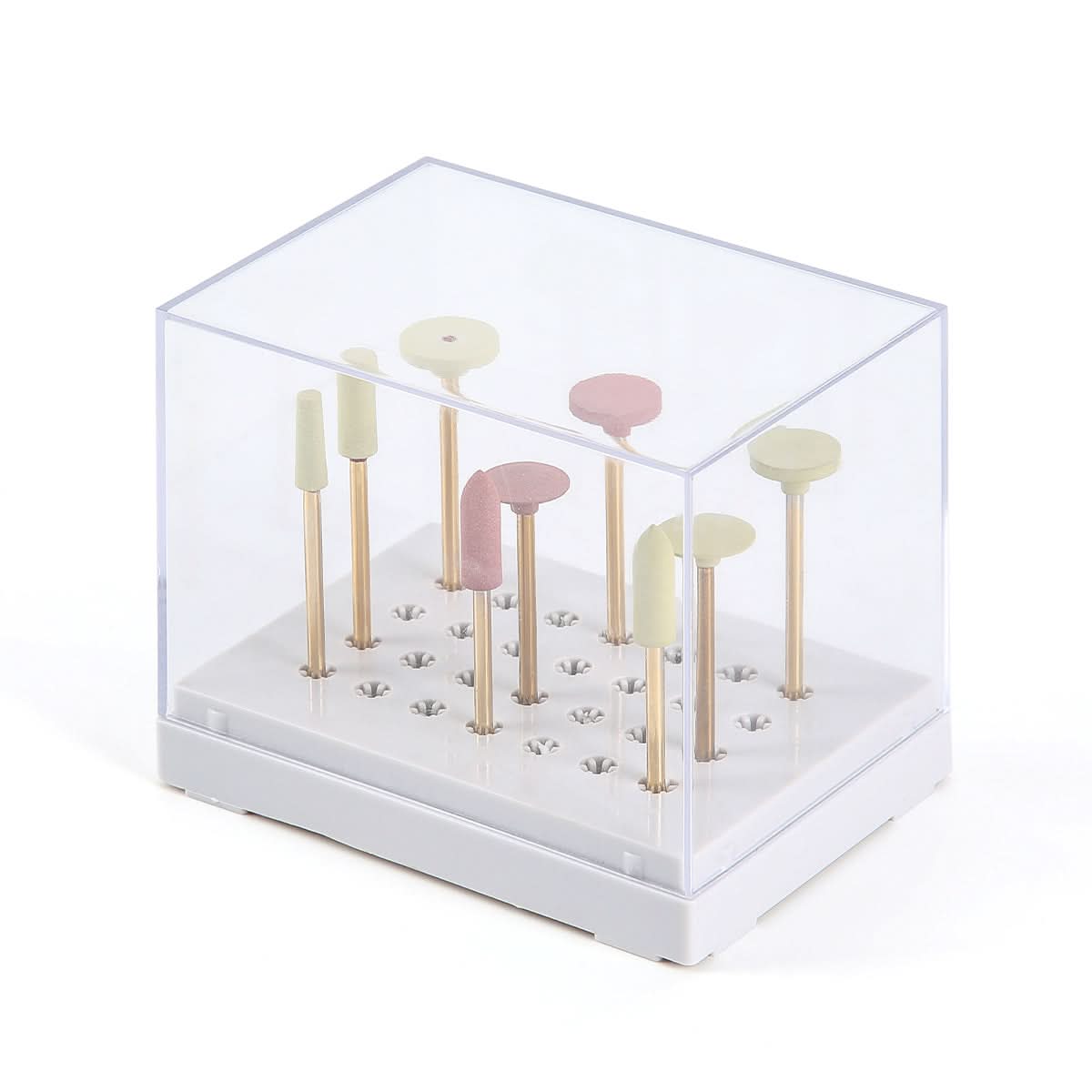Dental Zirconia Grinding and Polishing Kit HP 2.35mm Ceramic/ Rubber Diamond 9pcs/Kit - pairaydental.com