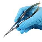 Castroviejo Needle Holder with Lock Straight/Curved Head 14cm/16cm - pairaydental.com