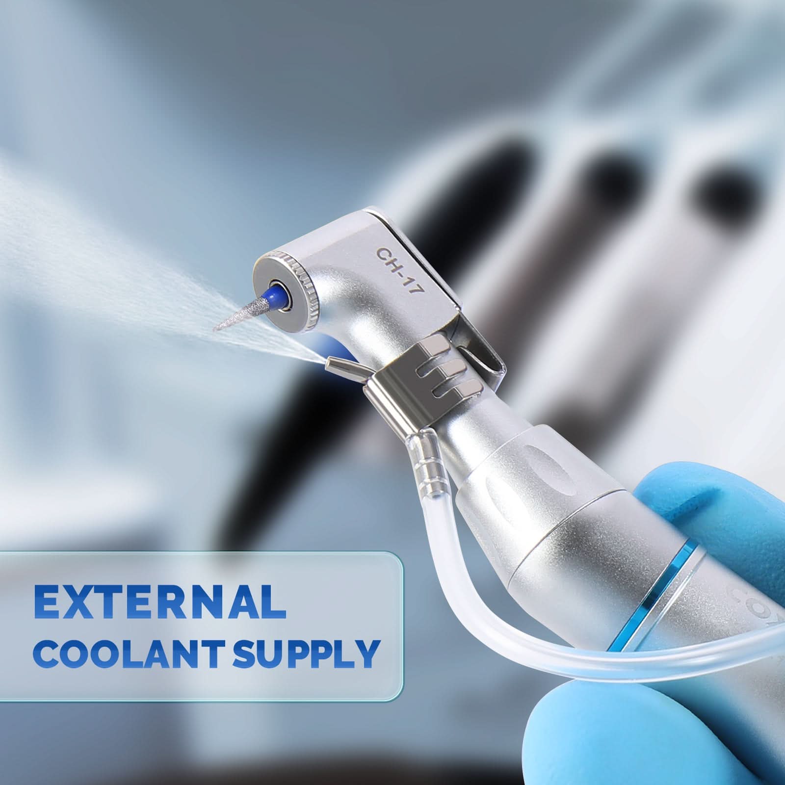 COXO 1:1 Dental Low Speed Handpiece External Contra Angle #C-1F - pairaydental.com