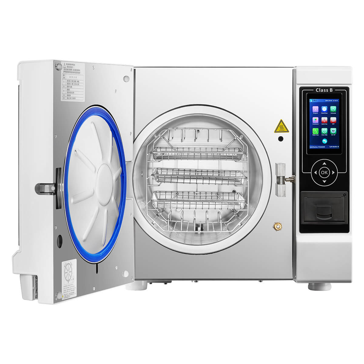 17L Dental Autoclave Steam Sterilizer Class B Table Top LCD Built-in Printer Dry Function - pairaydental.com