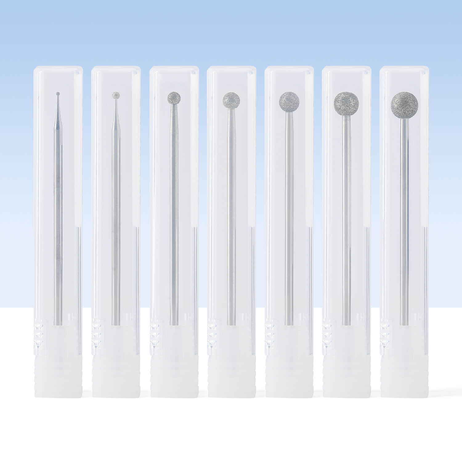 Dental Surgical HP Round Diamond Burs 70mm Head Sizes #1-7 for Oral Surgery & Bone Trimming 1Pc/Box - pairaydental.com