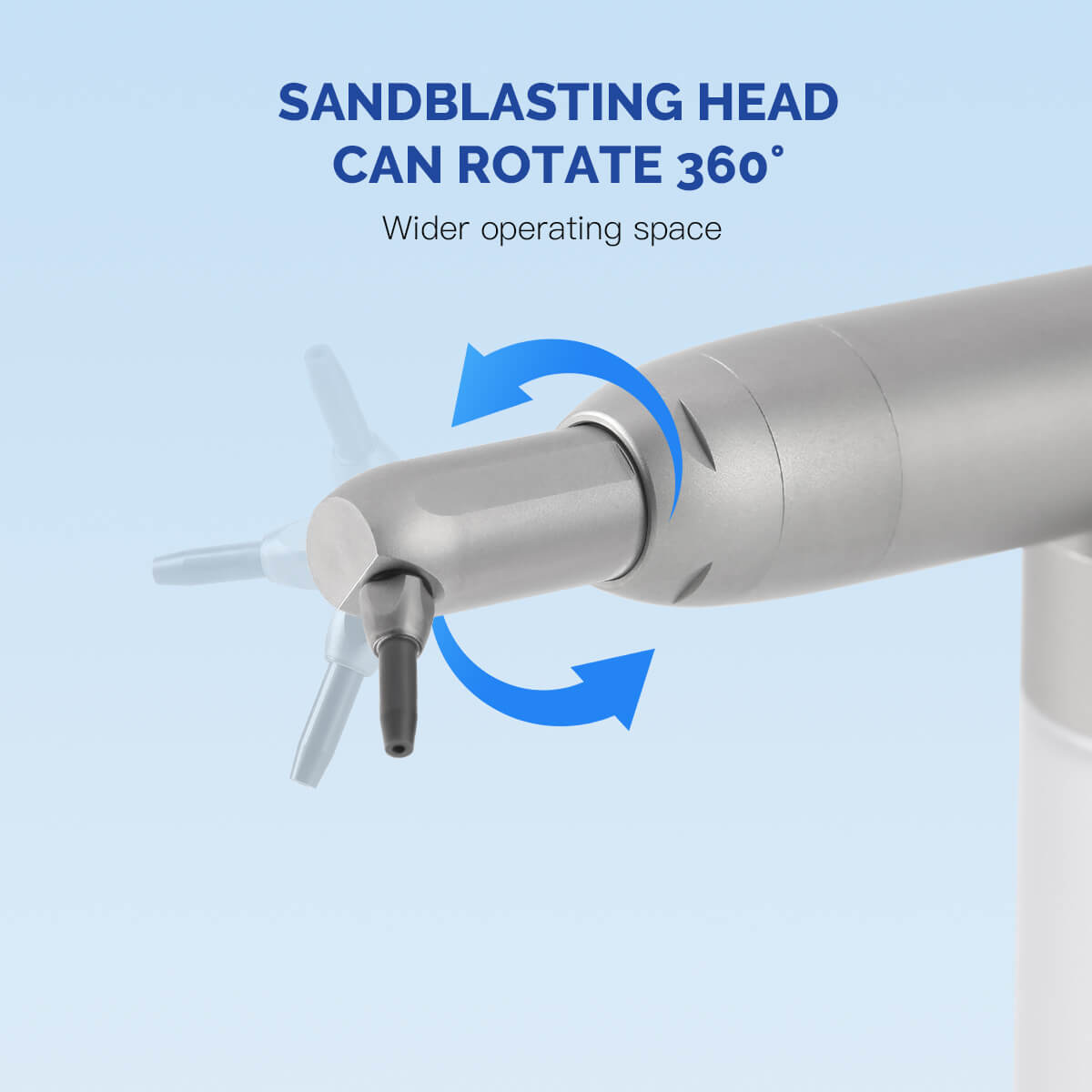 Dental Aluminum Oxide Microblaster Blaster Dry Alumina Sandblasting System 4 Hole - pairaydental.com